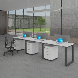 ฉากกั้นสำนักงานราคาประหยัด โต๊ะฉากกั้นสำนักงาน 6 ที่นั่ง ฉากกั้นเวิร์คสเตชั่นสำนักงานปี 2019 - Product Image 4