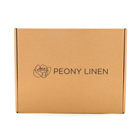 Boîte d'expédition en carton ondulé pliable écologique, logo personnalisé, boîte d'emballage pour chaussures en carton kraft brun, emballage plat