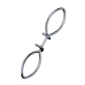 Stainless Steel Magic Pin Snap Swivel Connector For Fishing Hooks And Connecting <b>Rings</b> Extra <b>Large</b> <b>Large</b> Medium Small - Product Image 1