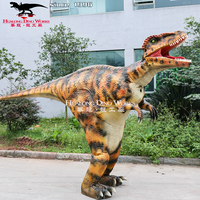 Costume de dinosaure Velociraptor réaliste pour adultes – Idéal pour les activités