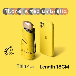 <span class=keywords><strong>Parapluie</strong></span> de poche <span class=keywords><strong>pliable</strong></span> Ultra-faible, 5 plis portables, protection solaire UV, Mini <span class=keywords><strong>parapluie</strong></span> de téléphone - Product Image 3