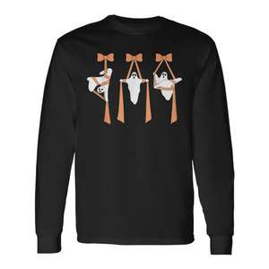 T-shirt à manches longues pour la danse aérienne, le yoga aérien, le bow aerial et l'Halloween - Product Image 1