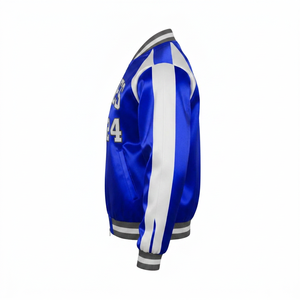 <b>Men's</b> Embroidered Team Custom Logo <b>Baseball</b> <b>Jacket</b> Winter Stand Collar Front Casual Sportswear Custom Design <b>Baseball</b> <b>Jacket</b> - Product Image 5