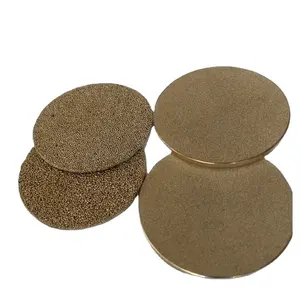 Brass porous bronze filter sintered discs