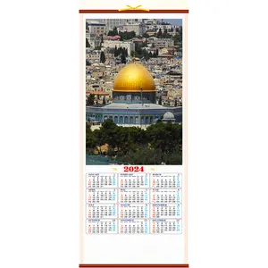 2024 souvenir aziendali musulmani regali decorazioni murali personalizzate per il calendario domestico