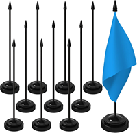 Support de drapeau de table, compatible avec plusieurs types de mât de drapeau