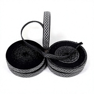 Cordón trenzado de alambre con patrón animal hecho a mano, ancho personalizable, encaje ceremonial para uniformes y uso en calzado de negocios - Product Image 1