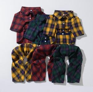 가을/겨울 개 옷 셔츠와 바지 애완견을위한면 소재 세트로 2 장 - Product Image 6