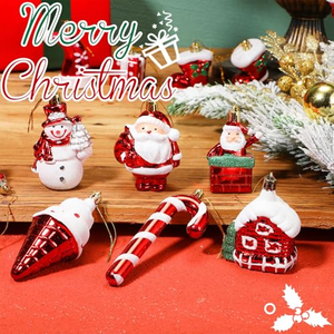 Decoraciones Navideñas de Resina, Incluyendo Árboles de Navidad, Muñecos de Nieve, Papá Noel, Dulces, Botas y Accesorios - Product Image 5