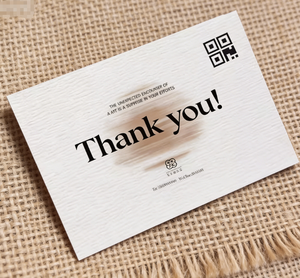Biglietto di ringraziamento personalizzato per aziende, biglietto di auguri in carta elegante <span class=keywords><strong>da</strong></span> 300g, design semplice ed elegante, stampa su cartoncino. - Product Image 3