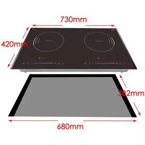 현대 2 버너 유도 밥솥 휴대용 전기 스토브 탑 - Product Image 3
