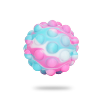 Nouvelle balle anti-stress en silicone unisexe, de haute qualité, faite à la main, jouet de décompression portable, fidget de poche pour étudiants de 14 ans et plus
