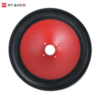 HY AUDIO 8 Inch Suku Cadang Speaker Pasokan Pabrik Diameter Luar 200 mm Kerucut Speaker Serat Karbon Tepi Karet Kerucut Kertas