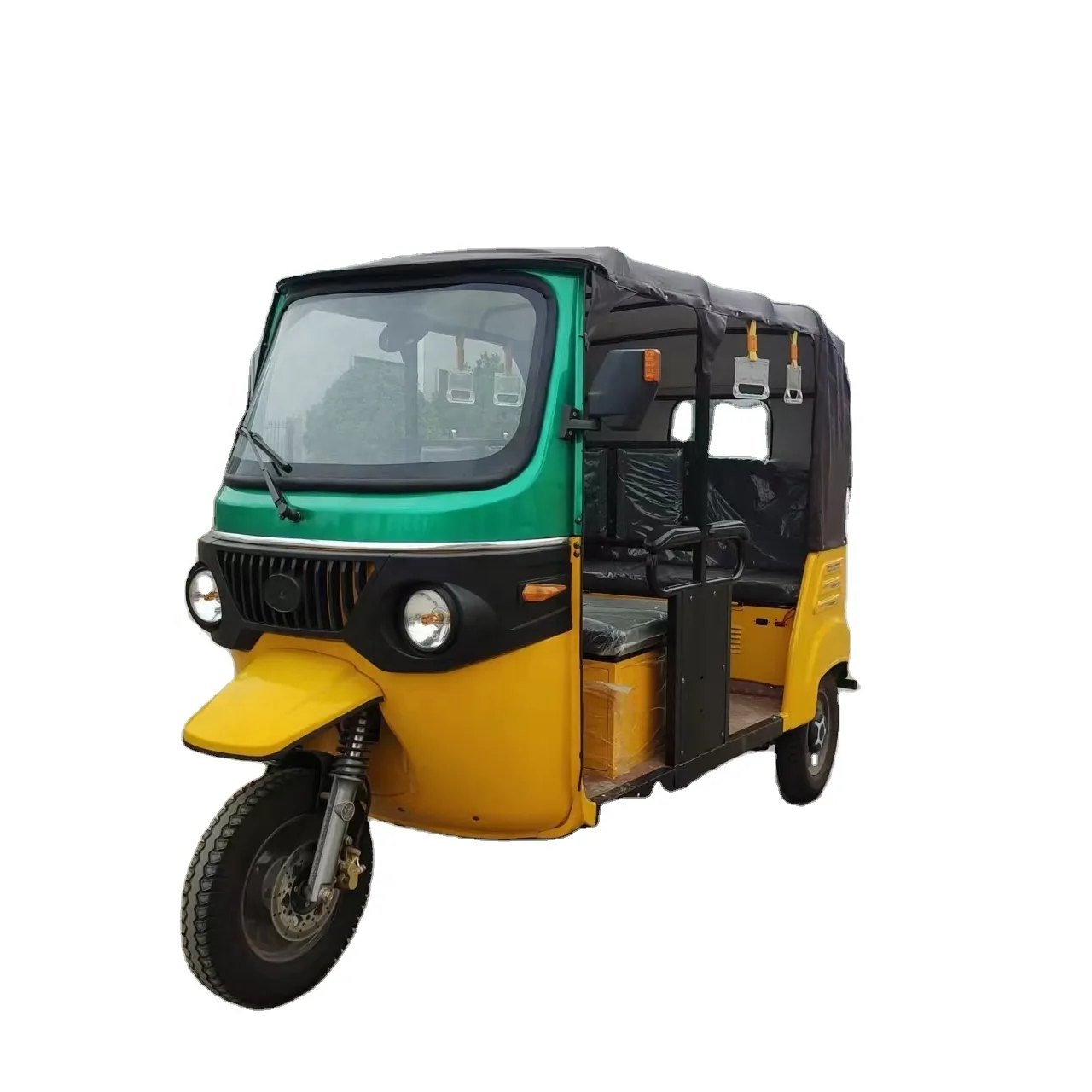 Two Passengers Seat Three Wheel Motorcycle Electric Rickshaw Velo Taxi