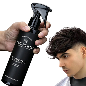 Produits de coiffage pour hommes pour salon de barbier, spray coiffant au sel marin à tenue forte pour cheveux naturels secs, marque privée - Product Image 1
