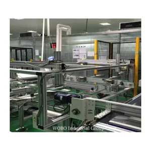 Detektor El produktivitas tinggi sistem produksi fotovoltaik Pvturnkey jalur produksi Panel surya
