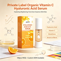 Sérum Éclaircissant et Hydratant à l'Acide Hyaluronique et Vitamine C, Essence Unifiante au Glutathion en Stick, Marque Blanche OEM
