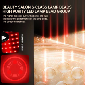 Medico in Silicone per la cura della pelle del viso ha portato la luce maschera rossa a infrarossi LED maschera per uso domestico attrezzatura di bellezza - Product Image 4