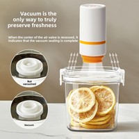 Pot de conservation électrique carré en plastique sous vide, hermétique et anti-humidité, pour café en grains, céréales et autres aliments.