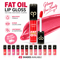 Gloss à lèvres nacré RTS 3,5 ml, haute brillance, hydratant, repulpant, 33 teintes, faible MOQ 1 pièce, vente en gros, logo personnalisé