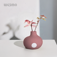Vases à fleurs en porcelaine de style Art Déco, créatifs, pour la maison et l'hôtellerie, hydroponiques, petits, pour table, vente en gros, DIY