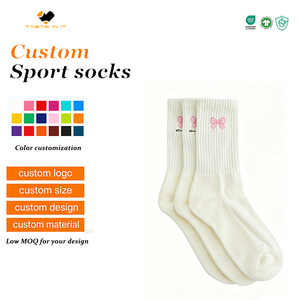 Calcetines de Pilates con Agarre Antideslizante Personalizados de Fábrica, Calcetines de Yoga Antideslizantes para Venta al Por Mayor con Logotipo Personalizado - Product Image 3