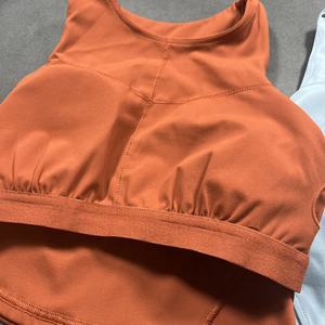 Luluyun Women <strong>Racer</strong> Back Build-in Bra Workout Fitness Running Back Vest Gym Ladies <strong>tank</strong> <strong>Top</strong> With Bra Padding - Product Image 3