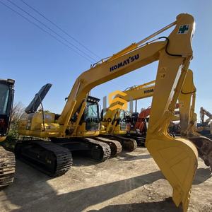 Bomba de engranajes de motor para excavadora de orugas Komatsu PC160 de bajo kilometraje, con motor Komatsu y 16.1 toneladas de peso operativo, para excavación en construcción. - Product Image 1