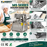 Machine à étaler la pâte commerciale pour la pâte feuilletée, les tartes aux œufs, les croissants et la fabrication de pâtisseries
