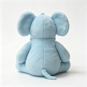 Mochila de elefante de peluche personalizada, mochila de peluche de animales para niños, mochila de peluche de elefante, juguete de peluche de elefante azul - Product Image 3