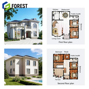 Villa Modular Moderna de Acero Ligero de 1000m2 para Vivienda en Complejos Residenciales - Product Image 4