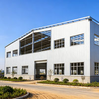 Entrepôt préfabriqué en acier léger galvanisé, atelier industriel en métal, bâtiment de stockage, kit de hangar préconstruit