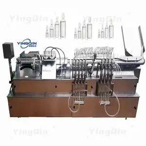 Professional Oral Plastic Vials Liquid Glass Production Line Ampoule Filling And Sealing Machine
