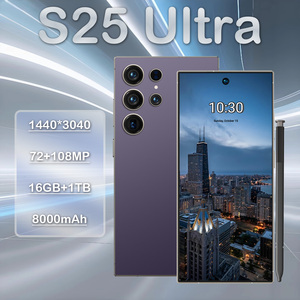 Téléphone Android 13 S25 Ultra Neuf Débloqué 16 Go + 1 To Octa-Core Écran 6,8 Pouces Double SIM Appareil <span class=keywords><strong>Photo</strong></span> 48 MP Smartphone - Product Image 2