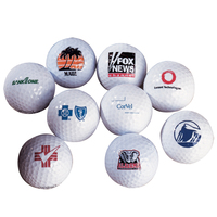 Balles de golf d'entraînement en plastique bon marché, personnalisées, mates et brillantes, pour une dureté de 80 à 90, fabricants YIHONG YHGB02