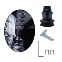 Nouvel arrivage JDM : Adaptateur universel de soufflet de levier de vitesse en alliage d'aluminium avec filetage 12 mm pour boîte de vitesses manuelle – Accessoires automobiles