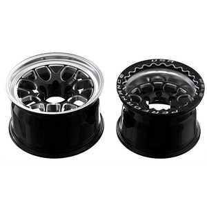 Rines Forjados Personalizados con Beadlock, 17x10 15x10 6x139.7 6x135, Negro Brillante Fresado, Escalonados, para F250 F150 Tahoe Yukon S77 <span class=keywords><strong>HD</strong></span> Drag - Product Image 3