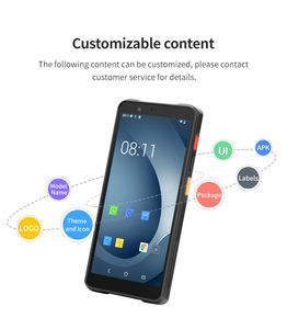 RFID UHF Android 13ハンドヘルドバーコードデータターミナル<span class=keywords><strong>PDA</strong></span> 4 + 64G 6インチスクリーン5000mAh大容量バッテリー倉庫物流用 - Product Image 4