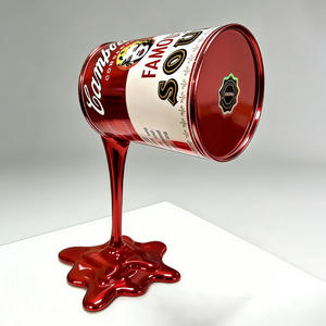 Sculpture d'art et objet de collection moderne en résine électrolytique représentant la soupe Campbell de <span class=keywords><strong>Marilyn</strong></span> <span class=keywords><strong>Monroe</strong></span> - Product Image 5