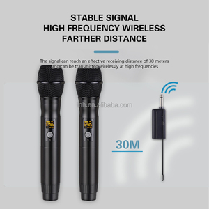 TNH UM-E8 microfono palmare Wireless universale UHF intelligente microfono dinamico Display a LED per conferenze Live Performance - Product Image 4