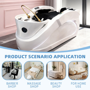 Salon de coiffure inclinable bassin de lavage bol évier Saloon chaise de shampooing de <span class=keywords><strong>Massage</strong></span> électrique et bol avec fonction de <span class=keywords><strong>Massage</strong></span> électrique des jambes - Product Image 6