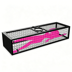 BANSEY Cage SM en treillis métallique avec anneau d'accès à la tête, mobilier de bondage robuste, Fesselstuhl, cage de confinement pour adultes - Product Image 5