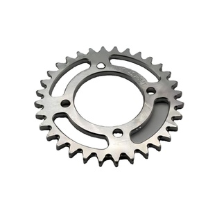 New Metal 420 Chain Rear <b>Sprocket</b> 32T Anodizing Silver for Off-road Motorcycle Retrofit/Upgrade with 6-Month Warranty - Product Image 1