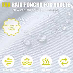 Custom Logo Emergency Transparent Disposable Eco-Friendly Breathable Windproof Quick Dry Lightweight Waterproof Rain Ponchos - Product Image 4