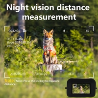 2025 nouveau 4K 48MP infrarouge numérique vision nocturne extérieur télémètre boussole 600m mesure de distance Laser avec lampe de poche