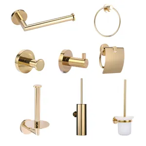15YRS OEM/ODM Experience Factory Wholesale Hotel Bathroom Hardware Accessory Set Wall Mounted Bathroom Accessories Set