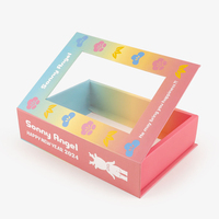 Scatola Regalo di Lusso a Forma di Libro con Finestra, Design Elegante che Cambia Colore, Ecologica e Biodegradabile, per Confezioni Cosmetiche