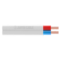 Câble électrique industriel plat en cuivre isolé et gainé en PVC à 2 conducteurs, 2,5 mm², 300/500 V, basse tension