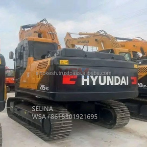 Excavadora de orugas hidráulica Hyundai de 20 toneladas usada en Corea del R215LC-9S con motor de alta calidad - Product Image 2