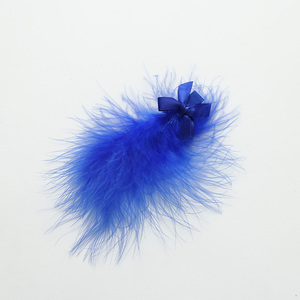 Naturel blanc et noir coloré teint motif plumes de dinde nouveauté bricolage artisanat <span class=keywords><strong>cheveux</strong></span> accessoire décor dinde <span class=keywords><strong>plume</strong></span> épingle à <span class=keywords><strong>cheveux</strong></span> - Product Image 6